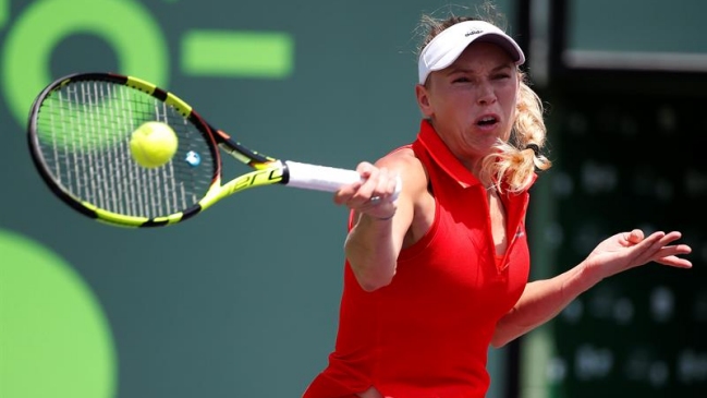 Caroline Wozniacki avanzó a cuartos de final en el WTA de Charleston