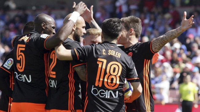 Valencia y Fabián Orellana lograron su tercer triunfo consecutivo en España