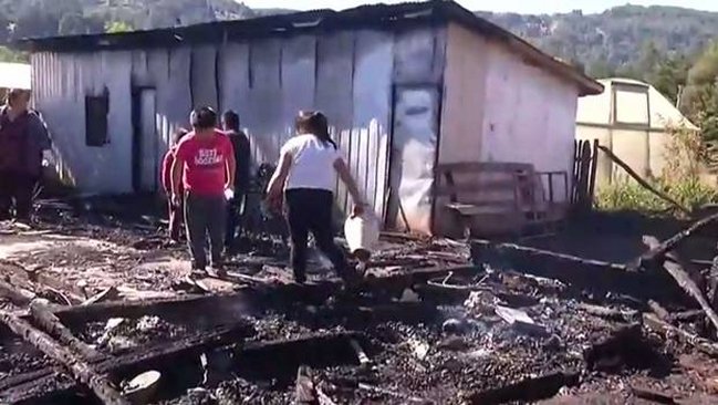 PDI investiga incendio en templo evangélico en Ercilla