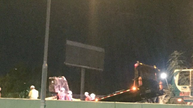 Conductor intentó fugarse tras chocar con camión en Autopista Vespucio Sur