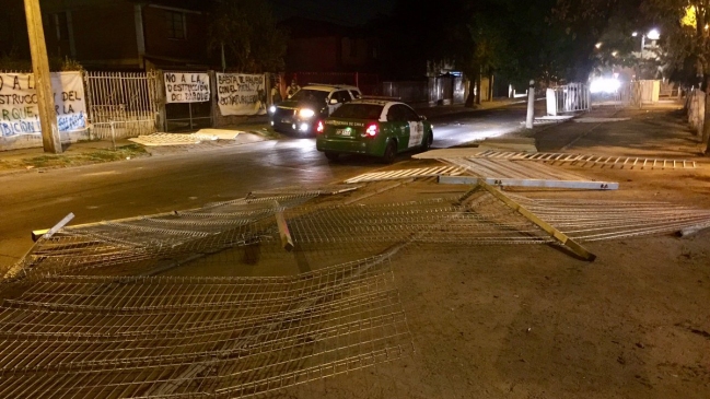 Un detenido tras protesta por construcción de jardín infantil en Recoleta