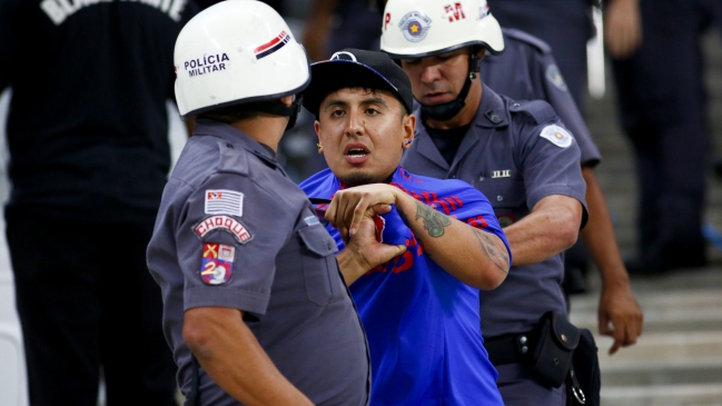 Hinchas de la U detenidos ante Corinthians tienen 48 horas para abandonar Brasil