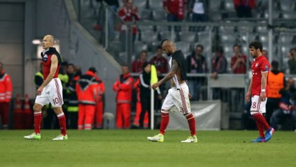 La dolorosa derrota de Vidal y Bayern Munich ante Real Madrid en la Champions