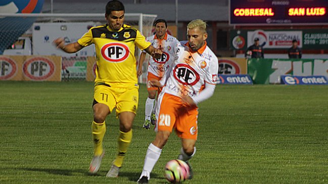 Cobresal cayó ante San Luis y complicó sus chances de permanecer en Primera División