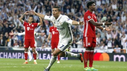 Cristiano Ronaldo anotó tres goles en victoria de Real Madrid sobre Bayern Munich