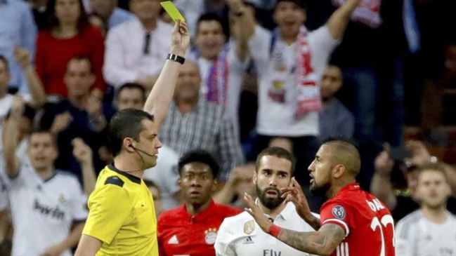El acta arbitral no registra incidentes con jugadores de Bayern Munich
