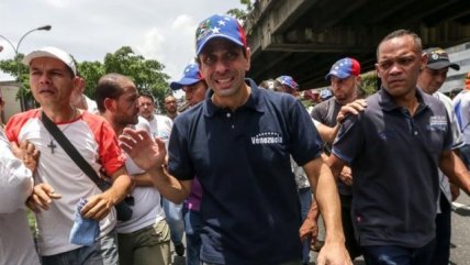 Henrique Capriles explicó los motivos de las movilizaciones en Venezuela