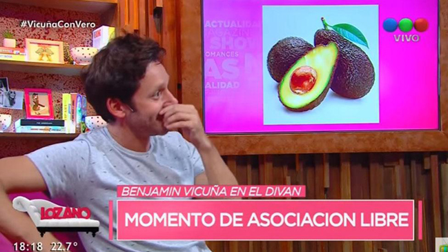 En Argentina asociaron a Benjamín Vicuña con una palta