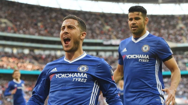 Eden Hazard guió a Chelsea a la final de la Copa FA