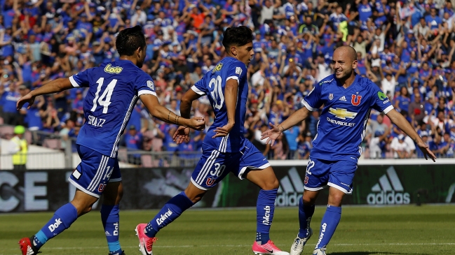 Universidad de Chile venció a un alicaído Wanderers y alcanzó a Colo Colo en la cima