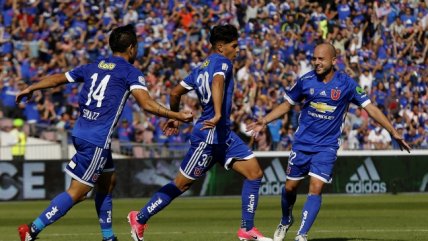 Universidad de Chile venció a un alicaído Wanderers y alcanzó a Colo Colo en la cima
