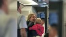 El incidente que involucró a empleado de American Airlines y a pasajera con bebé