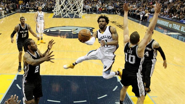 Memphis Grizzlies igualó la serie ante los Spurs en un duelo que se definió en la prórroga