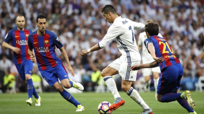 El clásico español entre Real Madrid y FC Barcelona