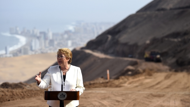 Presidenta Bachelet destacó nuevo acceso a Alto Hospicio