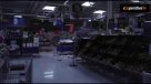 El momento exacto del temblor en un supermercado de Santiago