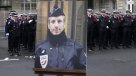 Francia homenajeó al policía asesinado en los Campos Elíseos