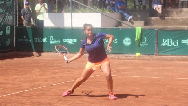 Bárbara Gatica fue eliminada en dobles en Turquía