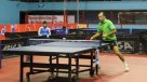 Alejandro Rodríguez destacó en el arranque del Chile Open de tenis de mesa