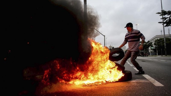 Huelga contra reformas promovidas por Temer se siente en todo Brasil