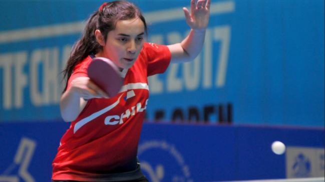 Valentina Ríos ganó el título sub 21 del Chile Open de tenis de mesa