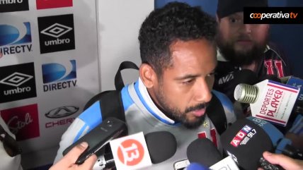 Beausejour: "Si uno se pone a alegar contra los árbitros, al final terminamos perdiendo nosotros"