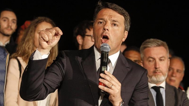 Ex primer ministro italiano Matteo Renzi regresa a la primera línea de la política
