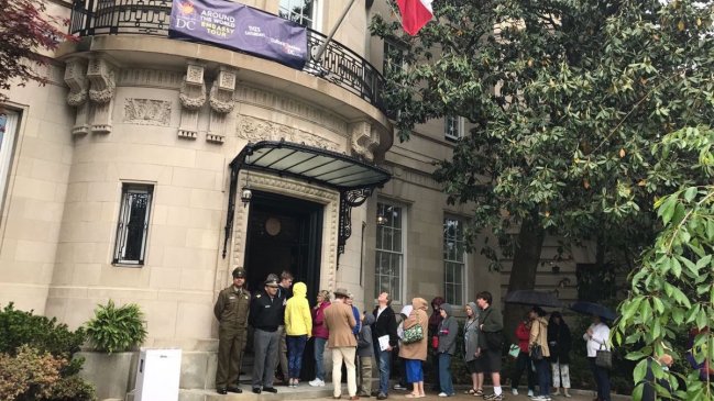 Residencia Oficial de Chile en Estados Unidos abrió sus puertas al público