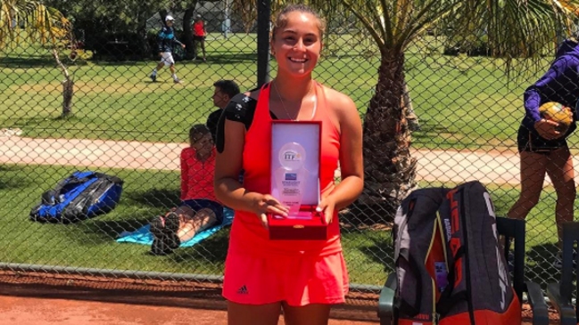 Bárbara Gatica consiguió en el ITF de Antalya el primer título de su carrera