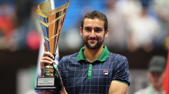 Marin Cilic celebró su primer título de 2017 en Estambul
