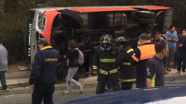Accidente en ruta que une Viña y Quilpué dejó un fallecido