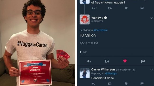 Joven con ganas de comer nuggets rompió récord de Twitter