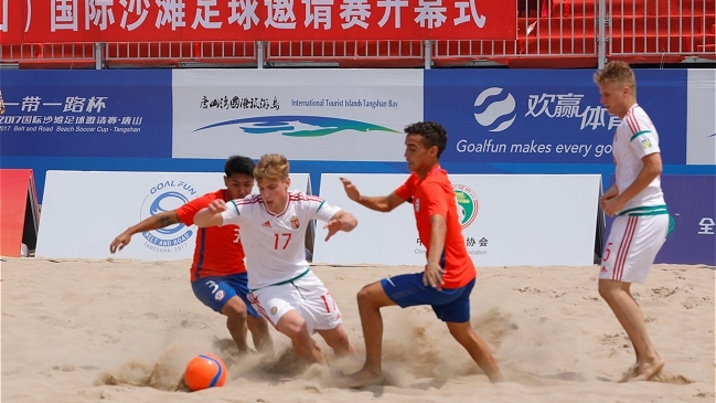  Selección chilena de fútbol playa cayó en China  