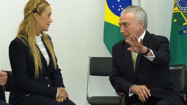Temer le dijo a Lilian Tintori que 
