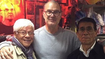  Marcelo Bielsa realizó una rápida visita a Chile  