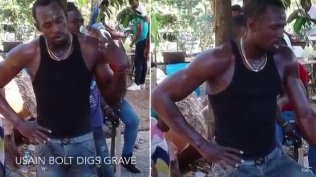 Usain Bolt ayudó a cavar la tumba de su amigo Germaine Mason, muerto en accidente de moto