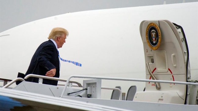 El avión de Trump podría ser multado en Bruselas por exceso de ruido