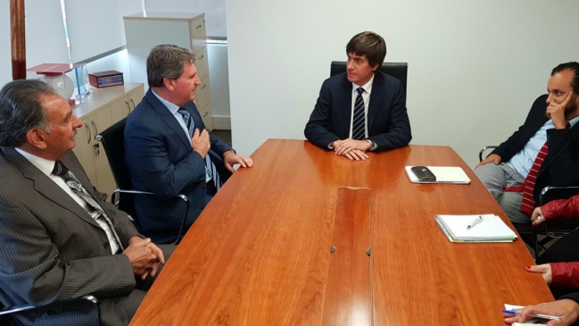 Presidente de la ITF cumplió intensa agenda en su visita a Chile