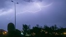Tormenta eléctrica: Santiago registra rayos, truenos y caída de granizo