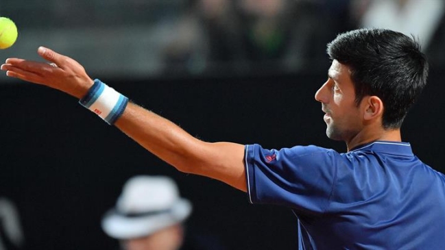 Duelo entre Novak Djokovic y Juan Martín del Potro fue suspendido por la lluvia en Roma