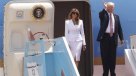 Donald Trump llegó a Tel Aviv para su primera visita a Israel y Palestina