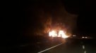 Doble atentado contra camiones en La Araucanía