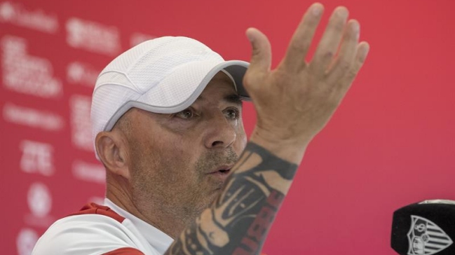 Jorge Sampaoli llegó a Argentina a la espera de su presentación