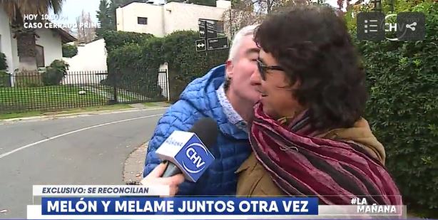 El feliz reencuentro de Melón y Melame