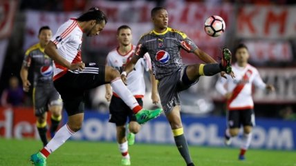 Independiente Medellín cerró insuficiente triunfo sobre River Plate y Emelec avanzó a octavos