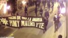Protesta anarquista provocó diversos daños en Barrio Brasil
