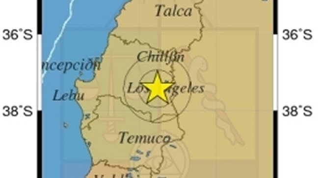 Sismo de mediana intensidad se percibió en zona centro sur del país