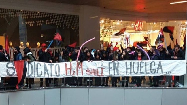 Sindicato de trabajadores de H&M inició huelga en Chile