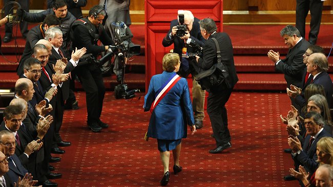 Presidenta Michelle Bachelet alista su última Cuenta Pública