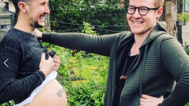 Transgénero quedó embarazado de su marido gay en EE.UU.